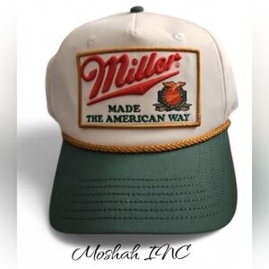 Miller Trucker Hat, Miller Beer, Vintage Miller Hat